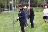 Photo 43 - Montage du chapiteau d'Obigies
