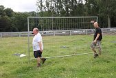 Photo 48 - Montage du chapiteau d'Obigies