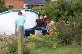 Photo 65 - Montage du chapiteau d'Obigies