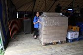 Photo 90 - Montage du chapiteau d'Obigies