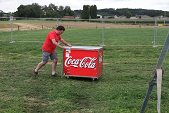 Photo 91 - Montage du chapiteau d'Obigies