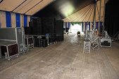 Photo 95 - Montage du chapiteau d'Obigies