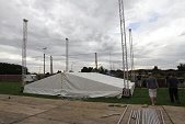 Photo 100 - Montage du chapiteau d'Obigies