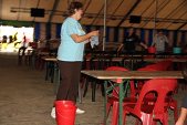 Photo 106 - Montage du chapiteau d'Obigies