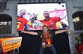 Photo 37 - Belgique - Russie sur écran géant
