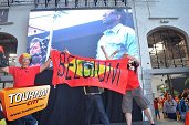 Photo 41 - Belgique - Russie sur écran géant