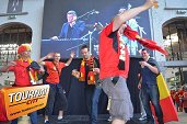 Photo 42 - Belgique - Russie sur écran géant
