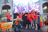Photo 43 - Belgique - Russie sur écran géant