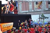 Photo 54 - Belgique - Russie sur écran géant