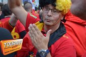 Photo 57 - Belgique - Russie sur écran géant