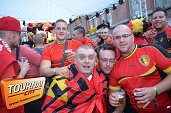 Photo 63 - Belgique - Russie sur écran géant
