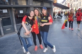 Photo 1 - Belgique - Hongrie sur écran géant