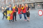 Photo 2 - Belgique - Hongrie sur écran géant