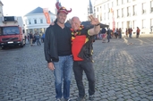 Photo 7 - Belgique - Hongrie sur écran géant