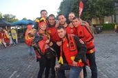 Photo 11 - Belgique - Hongrie sur écran géant
