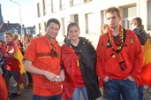 Photo 14 - Belgique - Hongrie sur écran géant