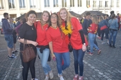 Photo 15 - Belgique - Hongrie sur écran géant