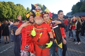 Photo 16 - Belgique - Hongrie sur écran géant