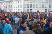 Photo 27 - Belgique - Hongrie sur écran géant