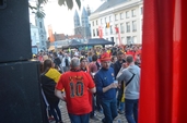Photo 28 - Belgique - Hongrie sur écran géant