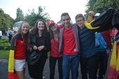 Photo 30 - Belgique - Hongrie sur écran géant