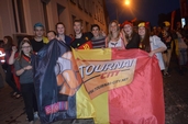 Photo 53 - Belgique - Hongrie sur écran géant