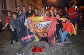 Photo 54 - Belgique - Hongrie sur écran géant
