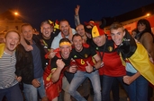 Photo 55 - Belgique - Hongrie sur écran géant