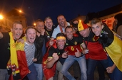 Photo 62 - Belgique - Hongrie sur écran géant